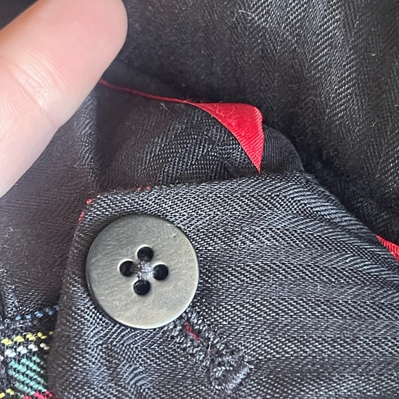 J Crew Hayden pant in black Stewart tartan bi-stretch wool - Picture 5 of 10